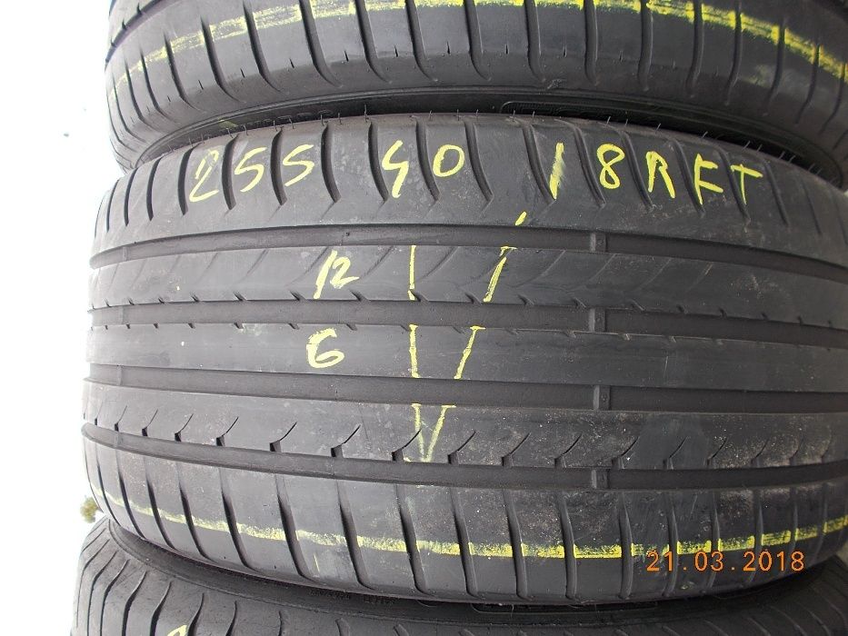 4 anvelope vara 255 40 18 goodyear runflat  profil 5 mm