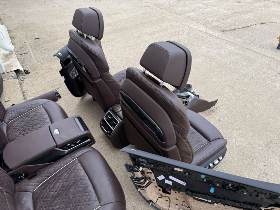 Interior complet full electric Bmw 7 Series G11 G12 bancheta reglabila