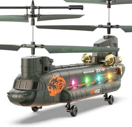 Нов RC военен хеликоптер с автоматично излитане задържане Играчка дете