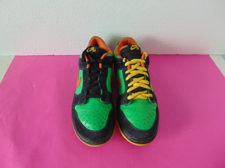 Nike Sb Dunk Low Green Spark Hoop Orange номер 46 Оригинални кецове