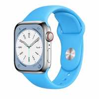 Brățară Apple Watch silicon. Blue Ciel. Măsură adult M-L 38 40 41 mm