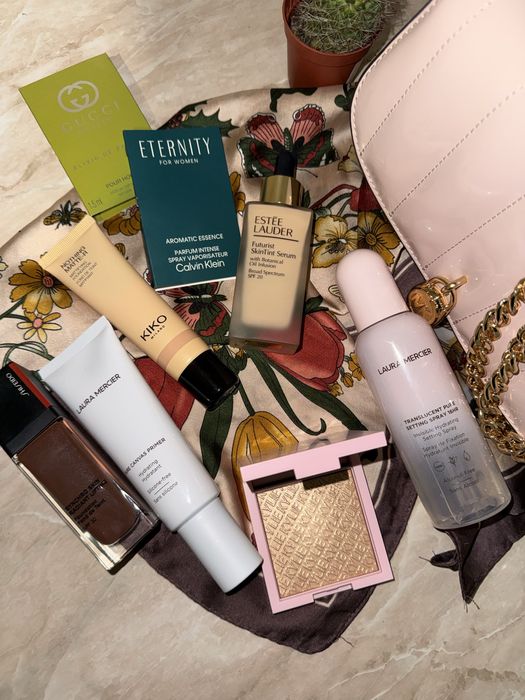 Estee Lauder, Kylie, Laura Mercier, Shiseido, Gucci, Kiko Milano