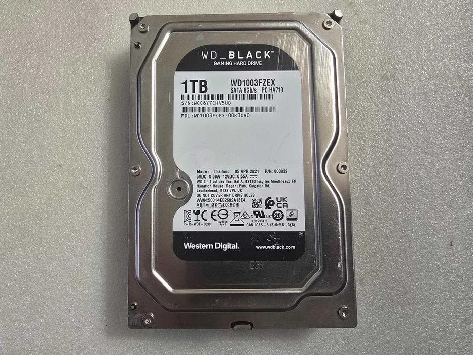 Hard disk desktop Western Digital WD Black 3.5 1TB 7200rpm 64MB SATA3