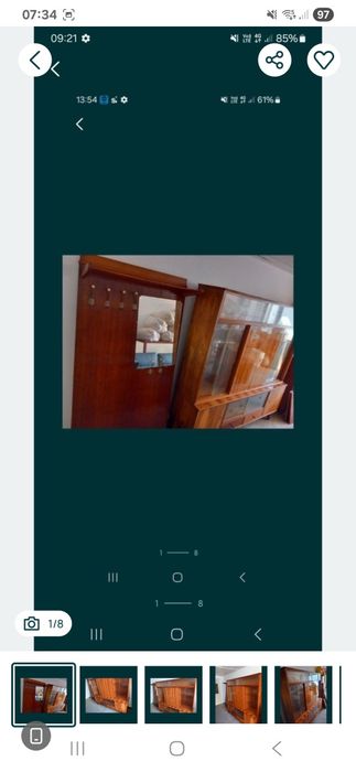 Vitrina vitange si cuier .