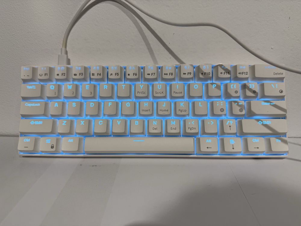 RK ROYAL KLUDGE RK61 DE Tastatură mecanică Wireless 2,4GhzRedSwitch