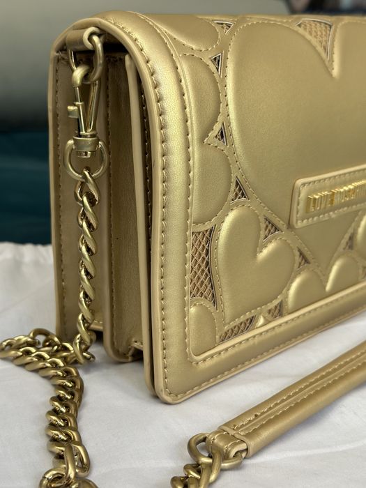 LOVE MOSCHINO оригинална кожена чанта