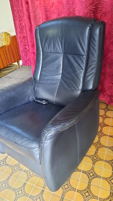 Fotoliu reglabil electric piele