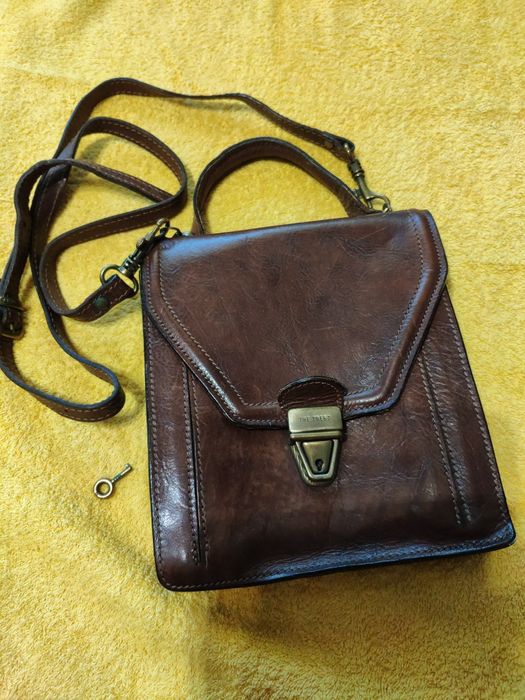 Geantă vintage "The Trend" pentru bărbați