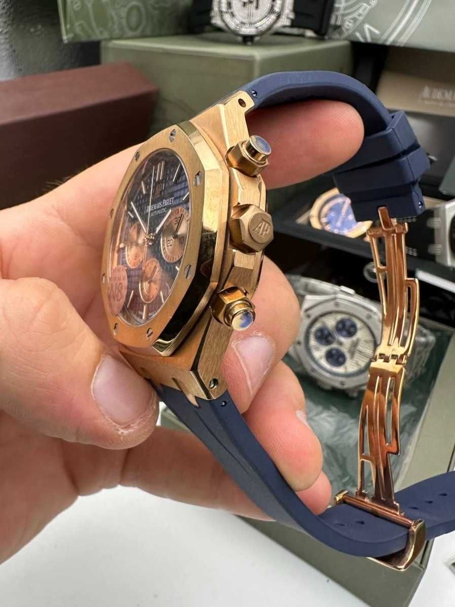 Audemars Piguet Royal Oak Chrono Blue-Gold