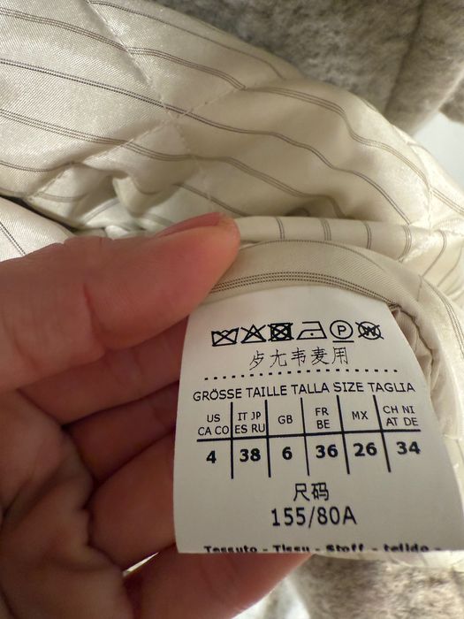 Max Mara вълнено палто, IT38