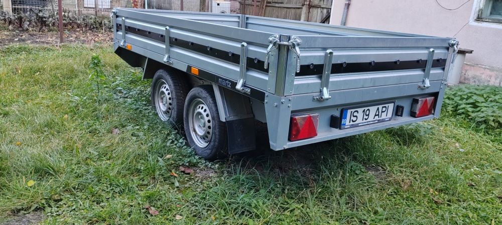 Remorca 1500kg 2 axe și sistem de frânare