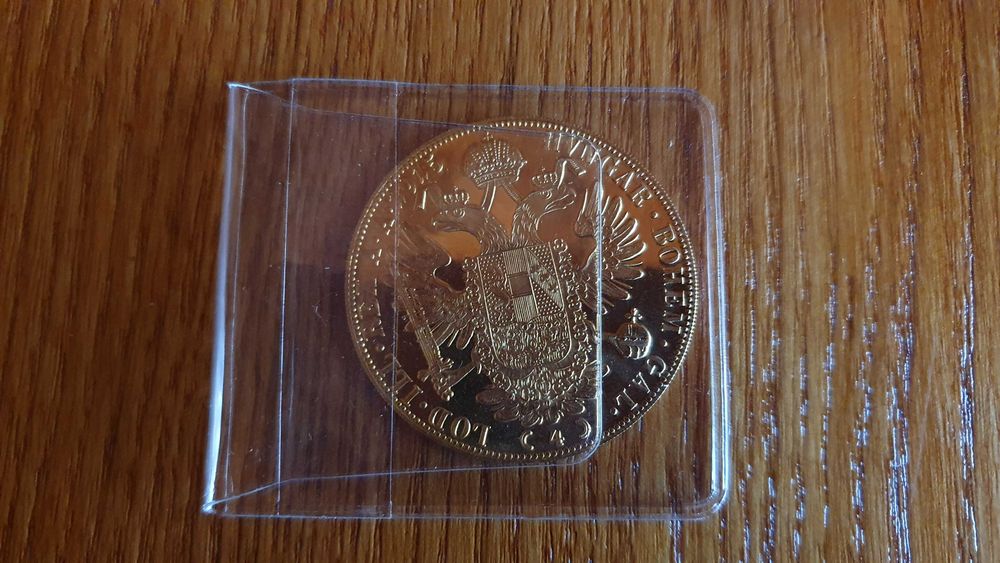 Monede aur 4 ducat  Franz Iosef 1915 stare foarte buna