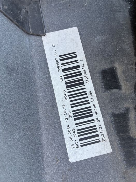 Предна броня Bmw 3 F30 F31