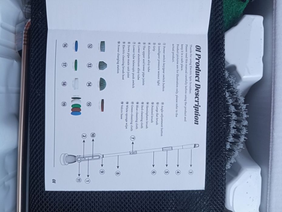 Perie Electrica Rotativa cu baterie