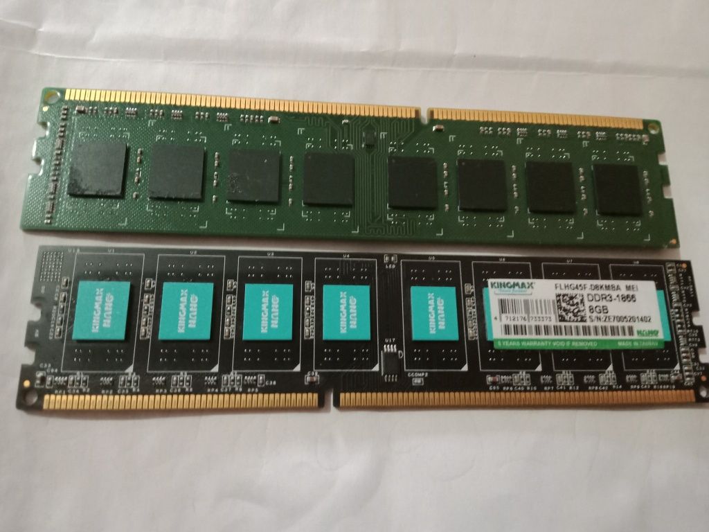 Memorii 16gb- 2 de 8gb DDR3/1333- 100  l