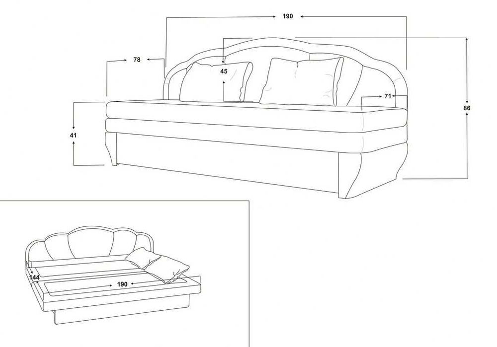 Разтегателен диван