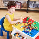 Доставка! Детская лего стол-стул мебель из пластика lego dm62