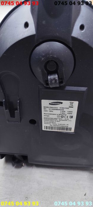 aspirator samsung  rosu VCMA15QS 1500W functional se vinde ca in poze