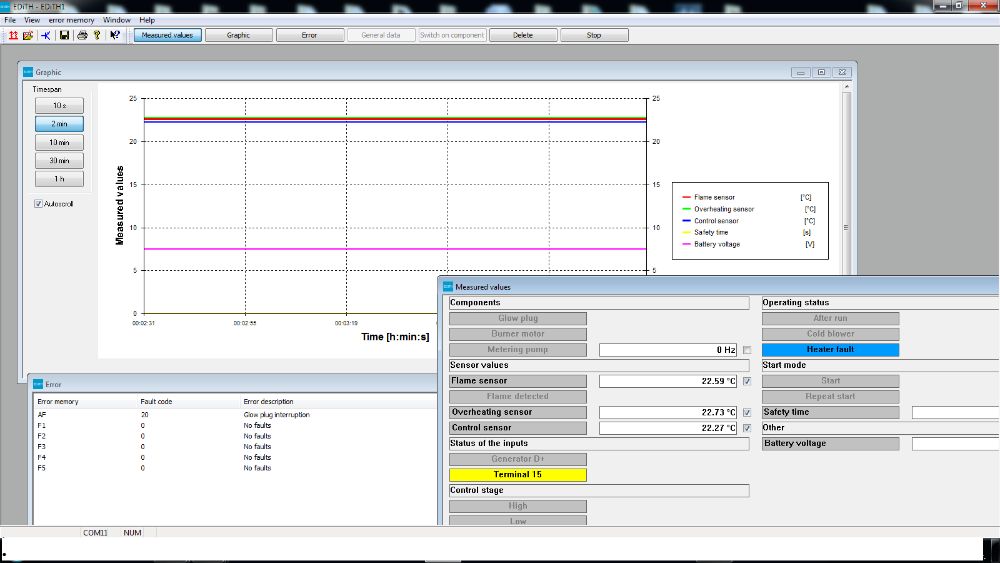 Eberspacher Webasto USB interface diagnose EDiTH WТT-v3.6.7