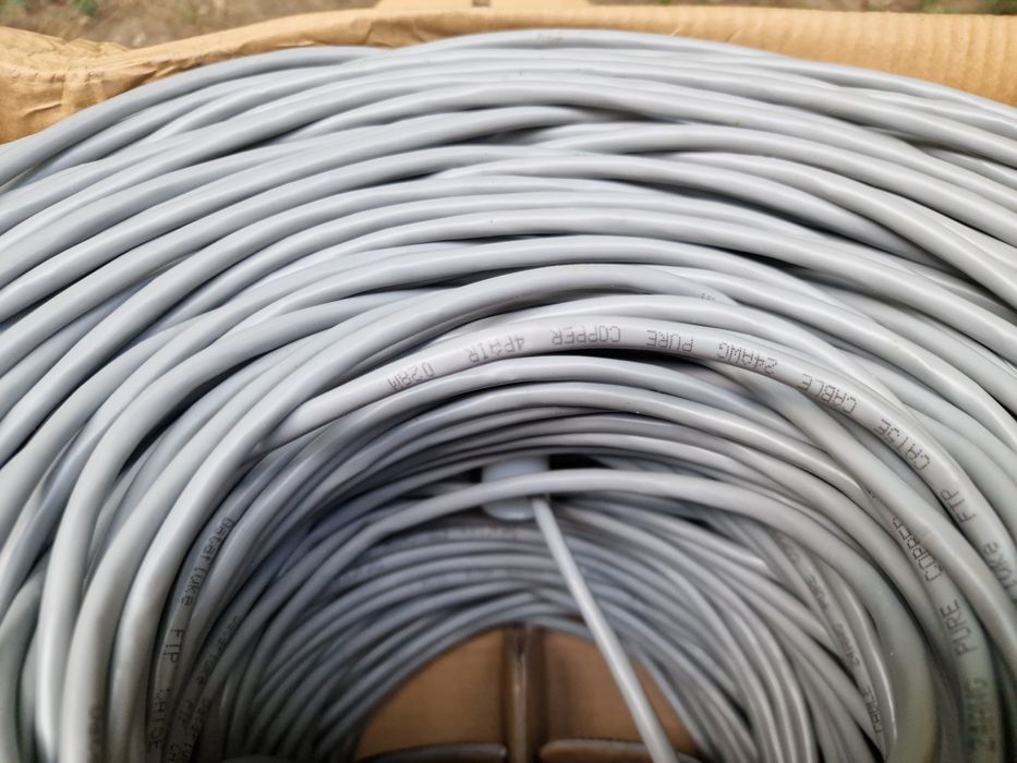 Cablu FTP cat 5e 25 awg cupru solid 305 metri