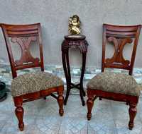 Dosebite 2 scaune lemn masiv-exotic-sculptura manuala