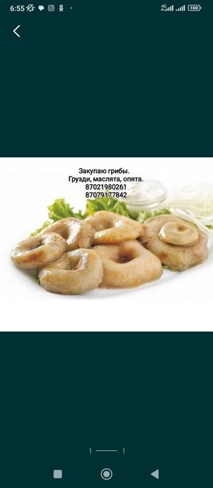 Грибы соленные грузди