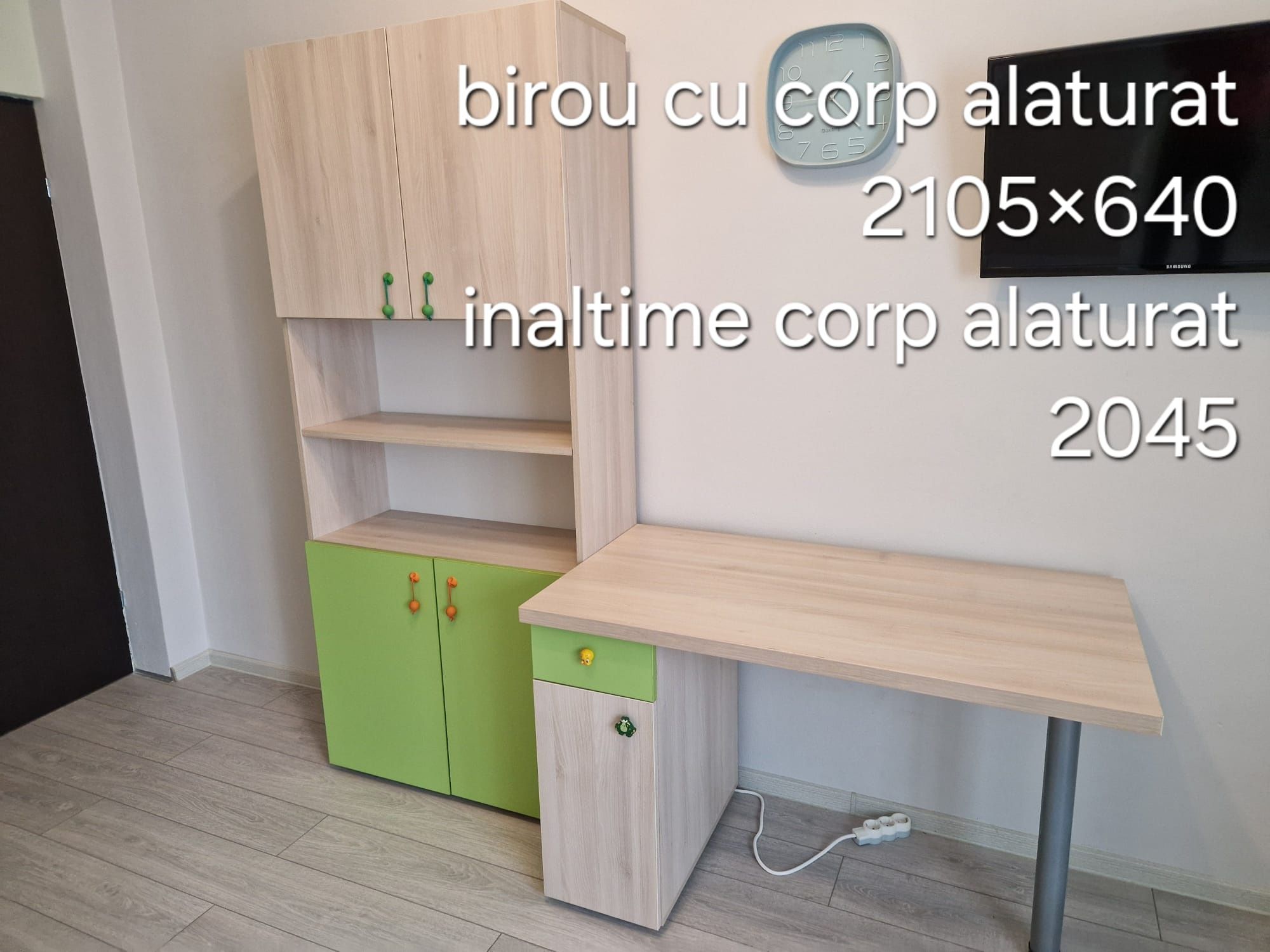 Set mobilier dormitor și birou