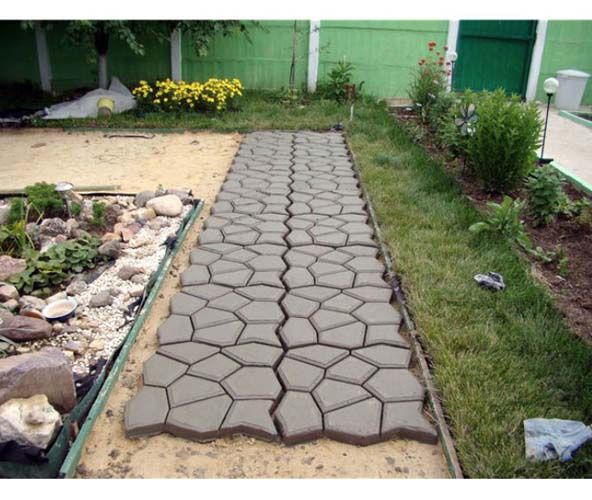 Формы для тротуарной плитки из бетона сделай сам