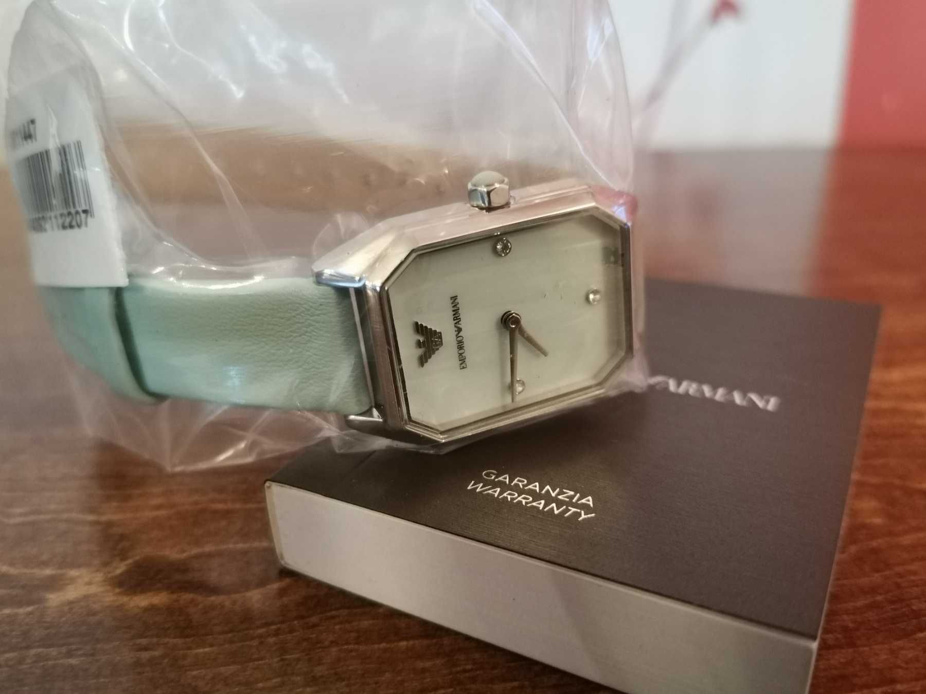 Дамски часовник Emporio Armani Turquoise Ladies Strap Watch