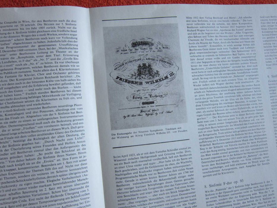 vinil Beethoven 9 Simfonii 6xLP dir. Franz Konwitschny Olanda 1968