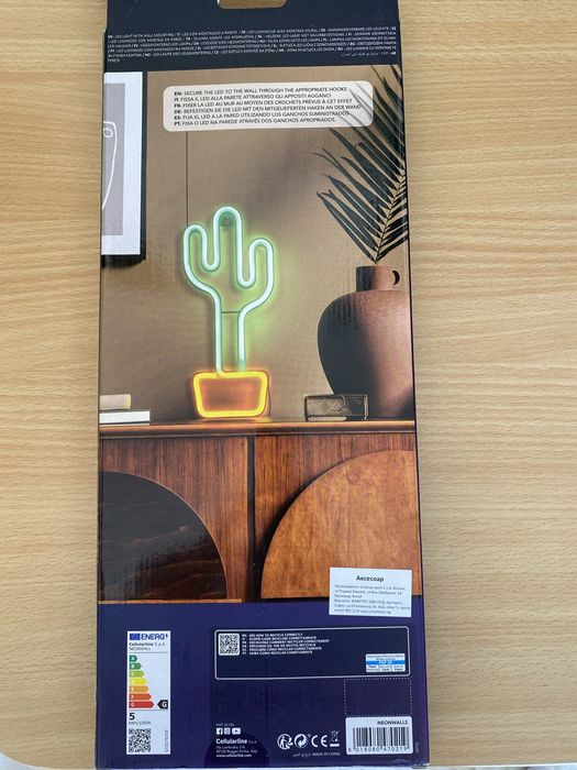 Led лампа кактус