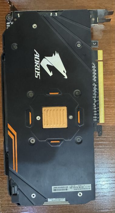 Video karta Aorus rx 580 DDR5 8gb