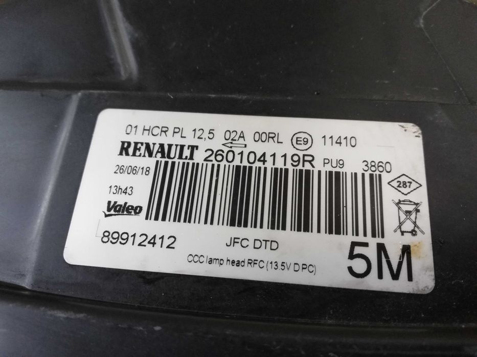 Фар Renault Espace 5 FULL LED десен/ Фар Рено Еспейс LED Оригинален