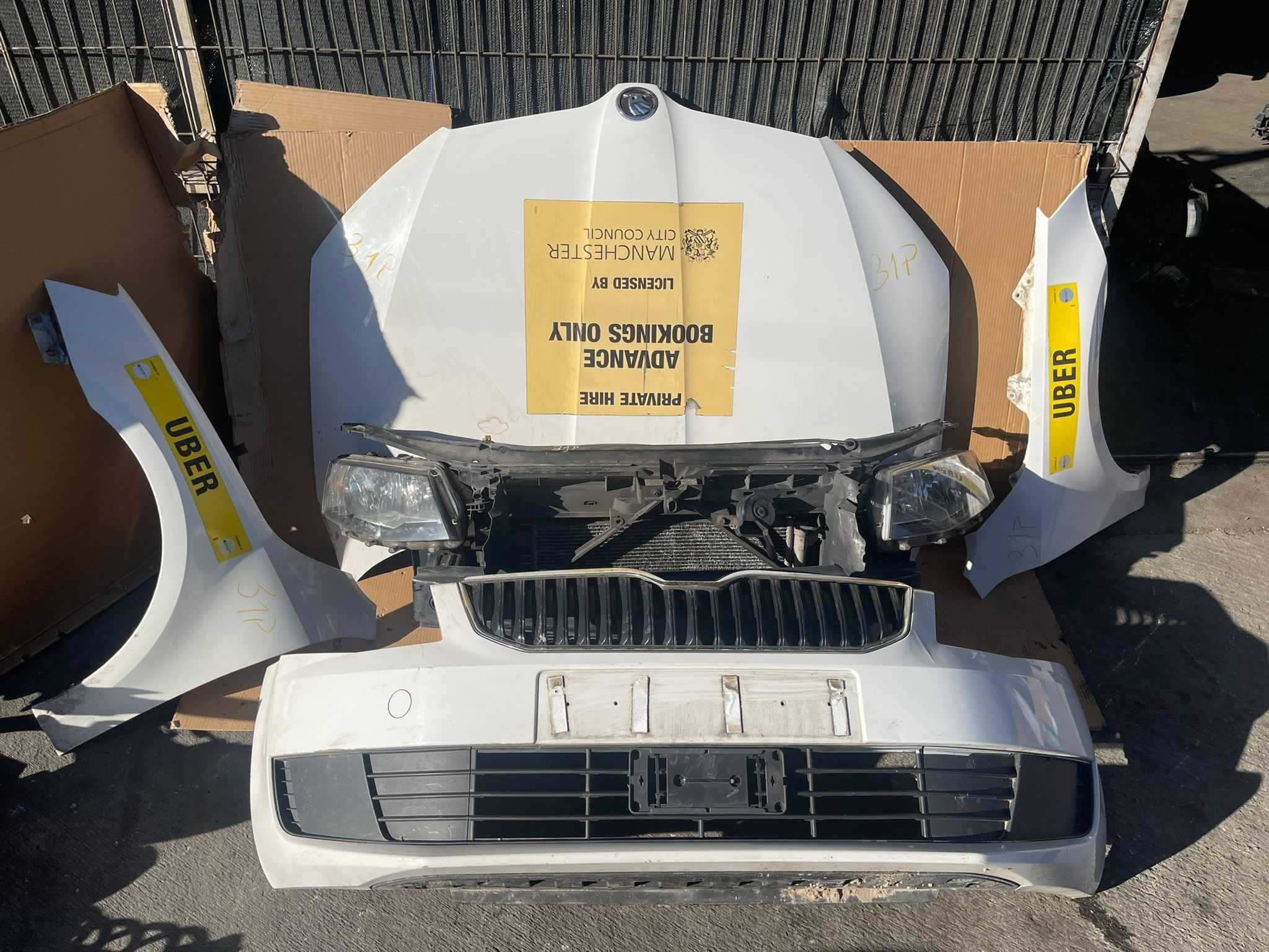 Fata completa Skoda Octavia 3 bara capota aripi faruri trager