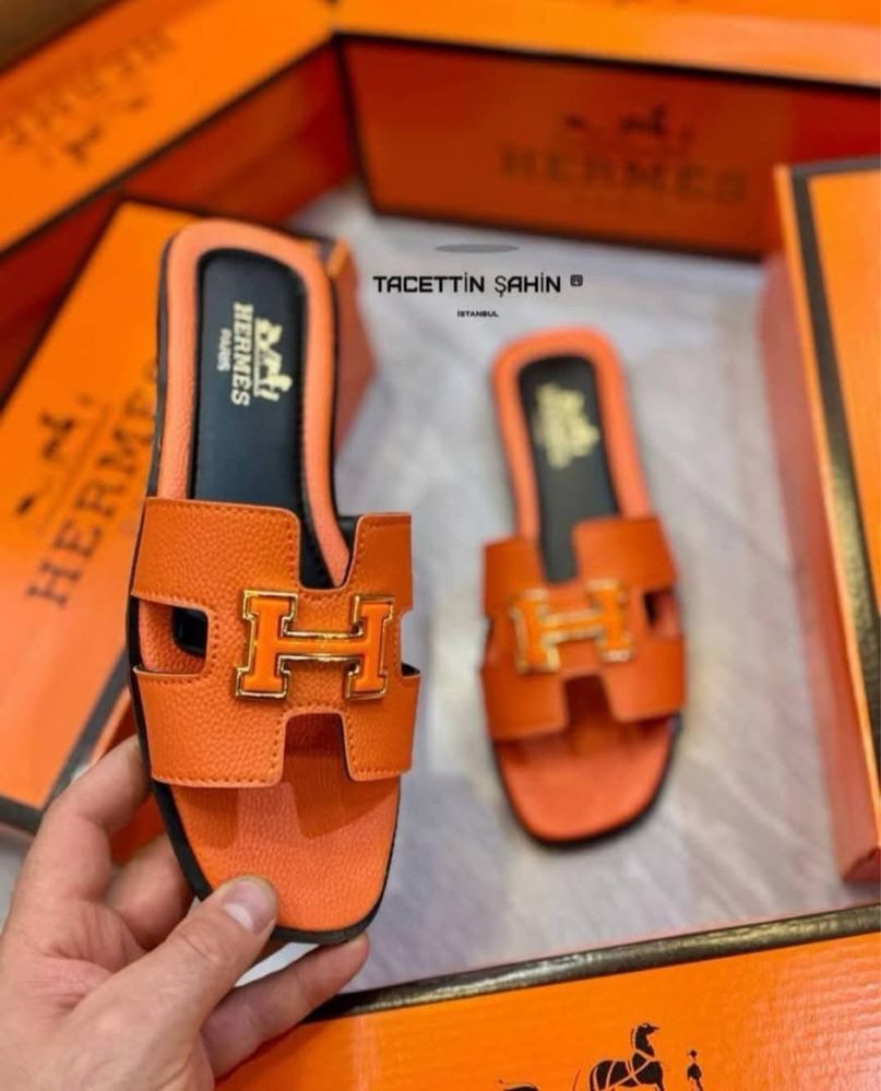 Дамски чехли Hermes!
