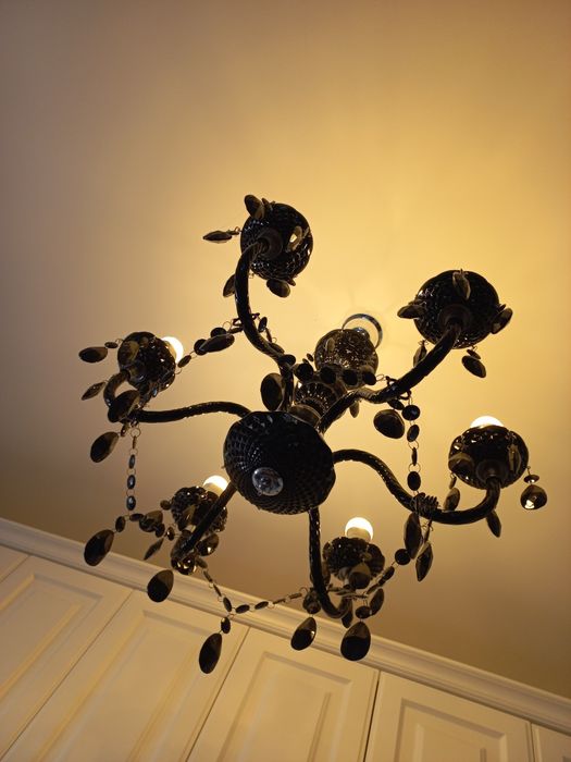 Candelabru negru lux