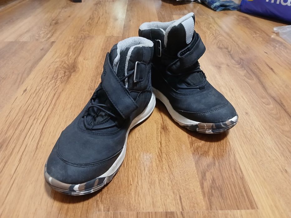 Ботинки на байке пол утепленные