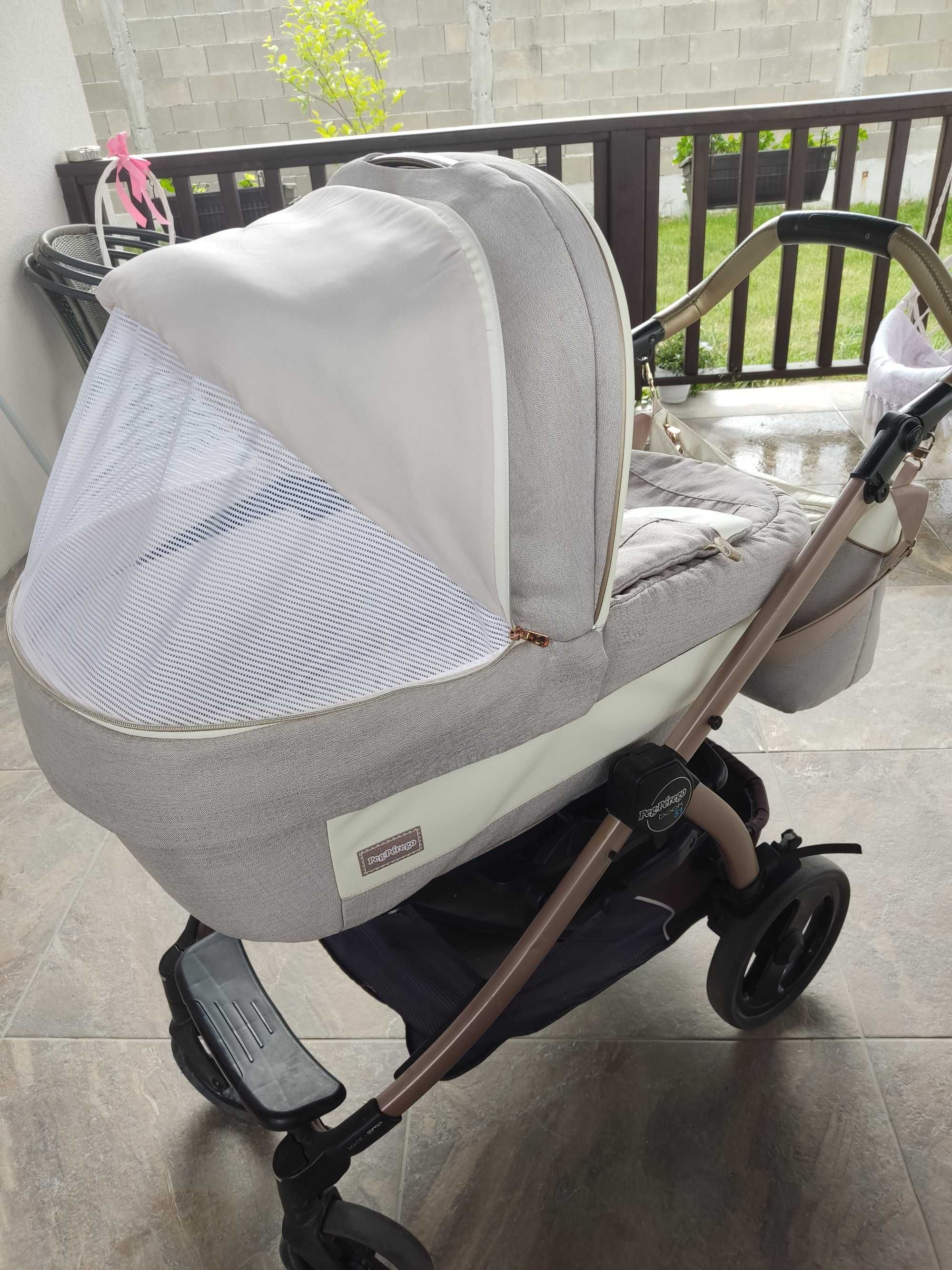 Детска количка Peg Perego Book 51 Mon Amour с бебешки кош
