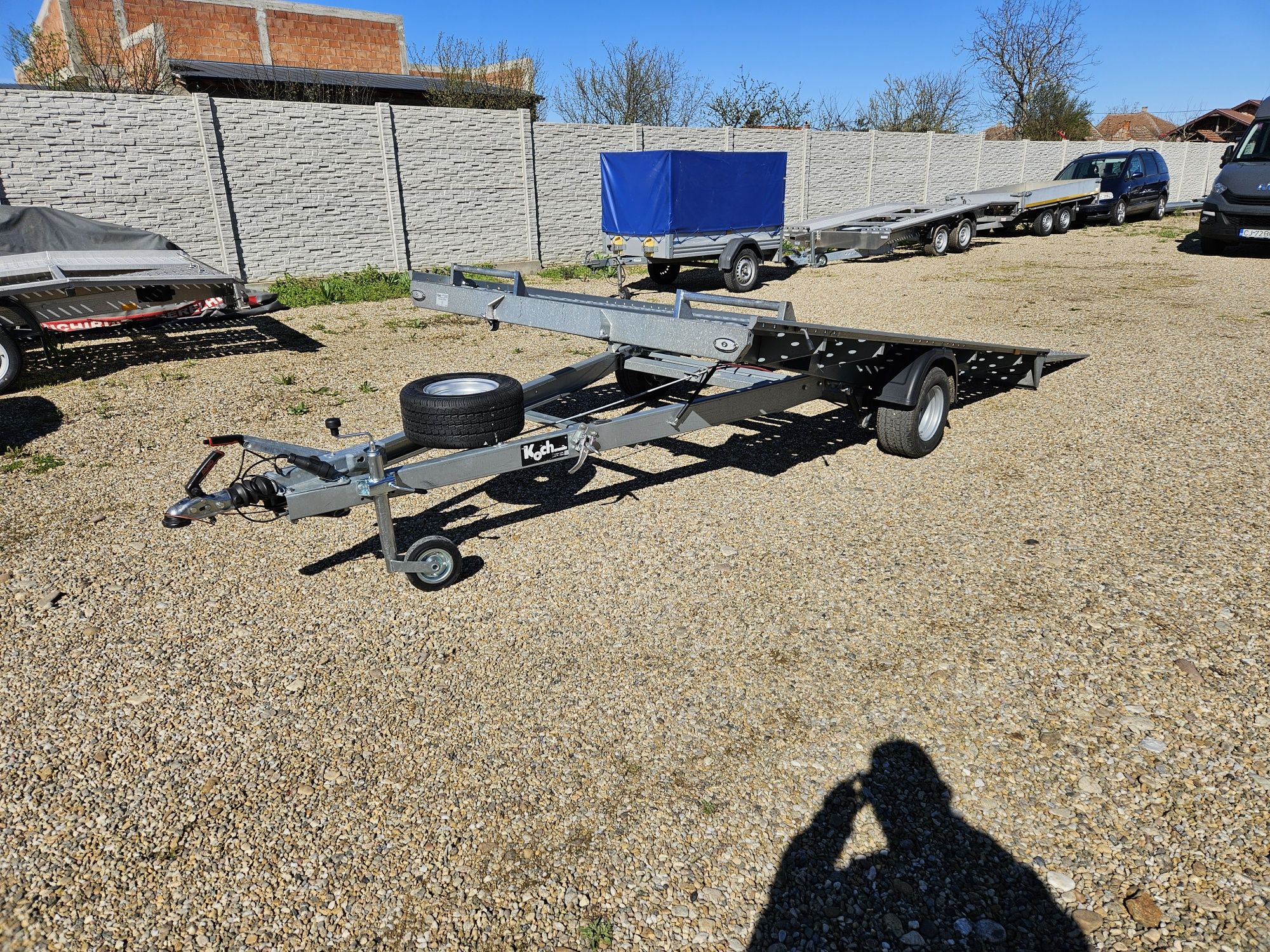 Trailer pongratz-bliss rabatabil pe 1 axa de 1500 kg,transport utv,atv