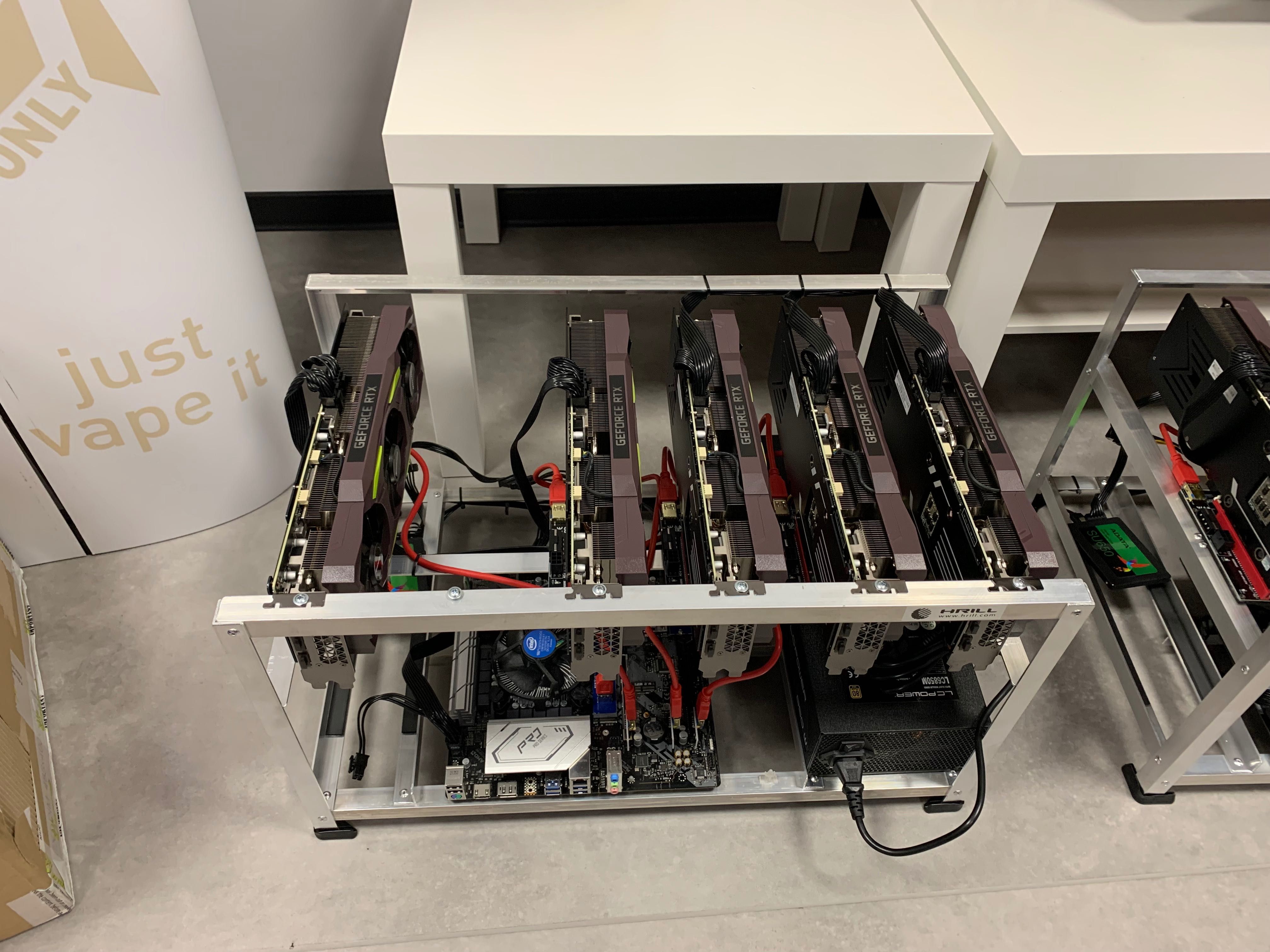 Продавам 3 броя Mining RIG-ове / копачки Nvidia RTX 3080