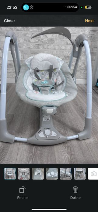 Ingenuity- leagan si balansoar transformabil 2in1 pentru 0-9 kg