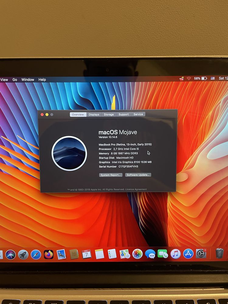 MacBook Pro 13 - 2015 (A1502) (За ремонт или на части)