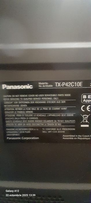 Vand televizor lcd Panasonic made in chehz republic 2016 functional tr
