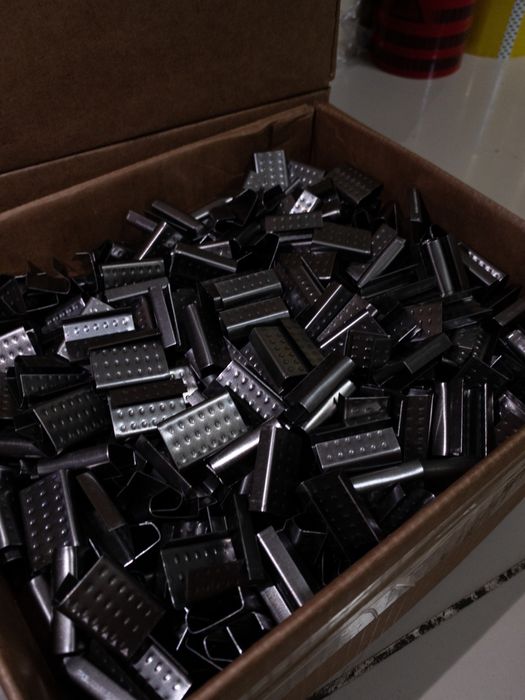 ПП скоба 16 для ПЭТ / скрепа для стреппинг лент Алматы / упаковочные