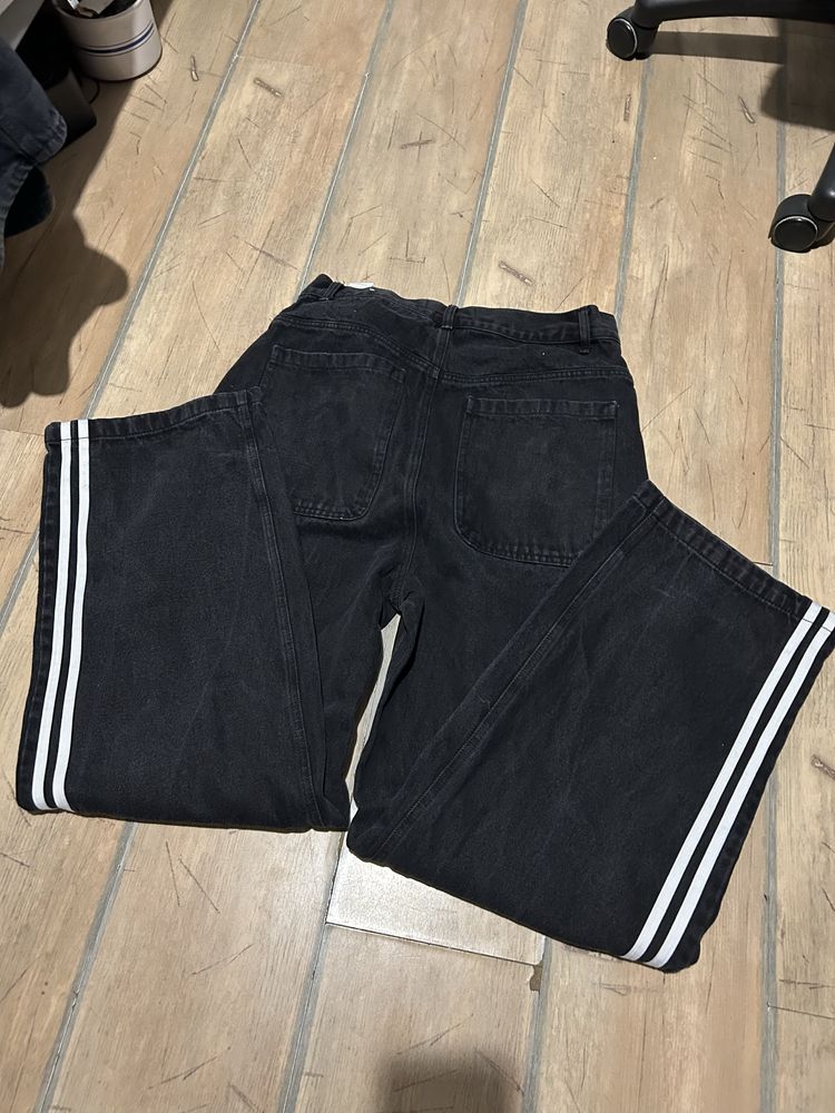 Къстъм широки дънки с линии baggy jeans