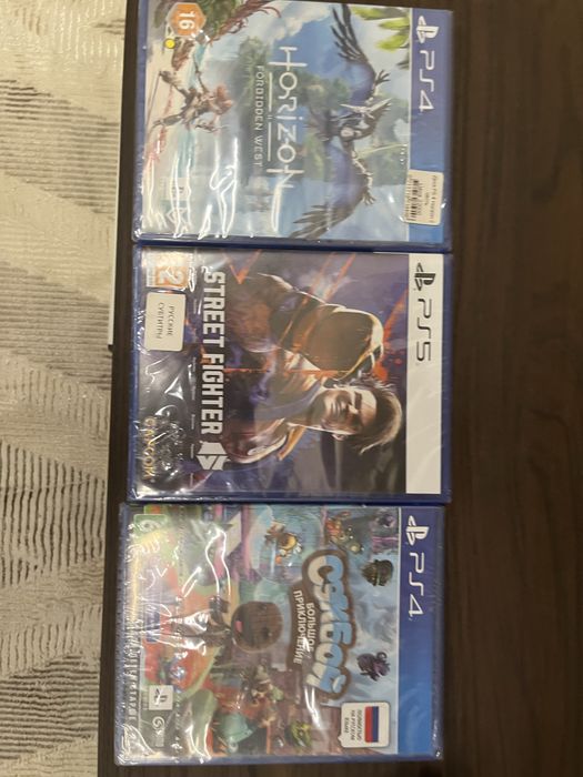 Продам запечетанные диски Ps4/Ps5