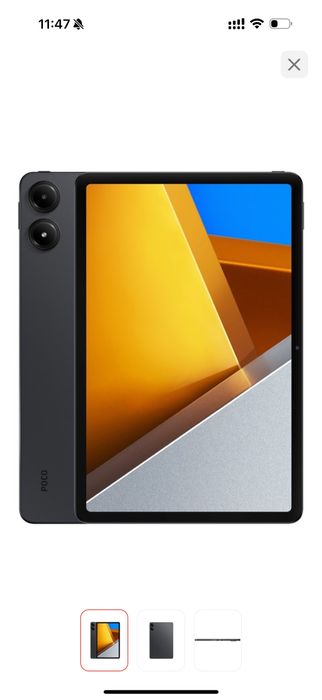 Планшет Poco Pad 12.1 дюйм 8 Гб/256 Гб серый