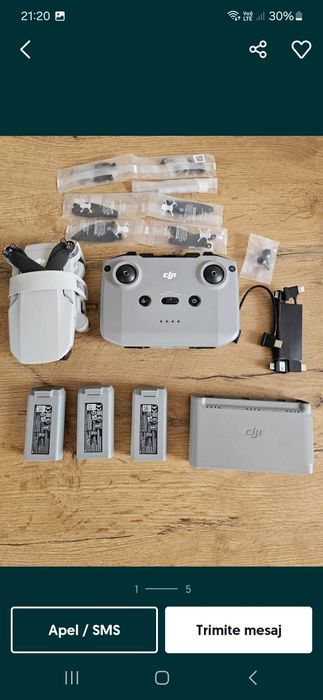 Drona dji  mini2 combo ca noua