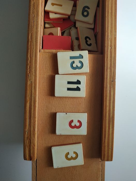 Sport, Joc remi, Rummy Lemn natur 4 persoane
