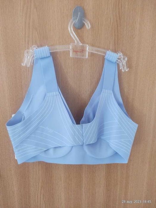 Sutien 'Zero Feel 2.0'SLOGGI portocaliu/albastru,(Super Ofertă).